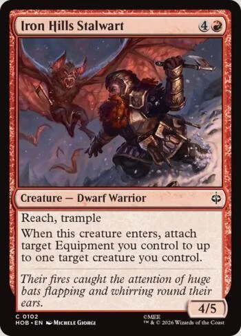 Iron Hills Stalwart 102/193 de O Hobbit (Magic)