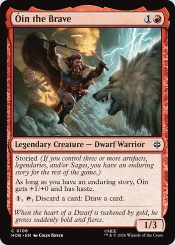 Óin the Brave 106/193 de O Hobbit (Magic)