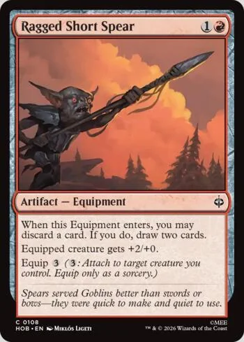 Ragged Short Spear 108/193 de O Hobbit (Magic)