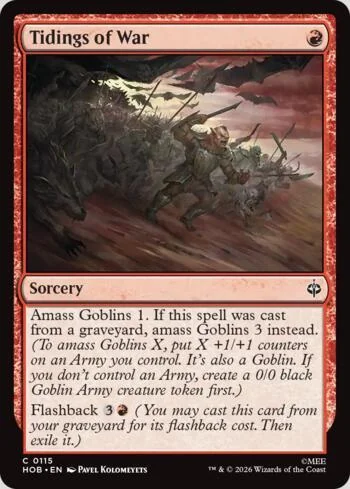 Tidings of War 115/193 de O Hobbit (Magic)
