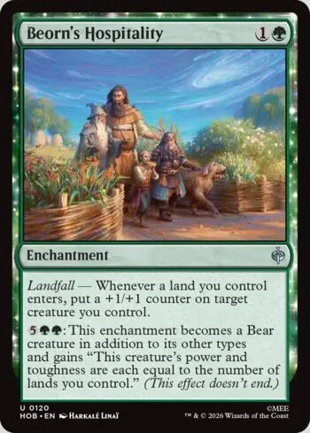 Beorn's Hospitality 120/193 de O Hobbit (Magic)
