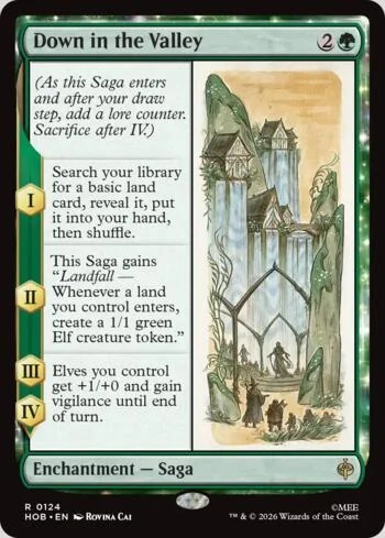 Down in the Valley 124/193 de O Hobbit (Magic)