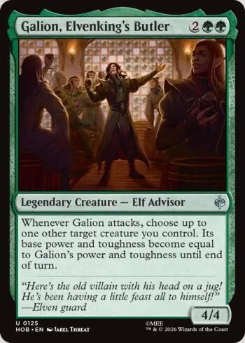 Galion, Elvenking's Butler 125/193 de O Hobbit (Magic)