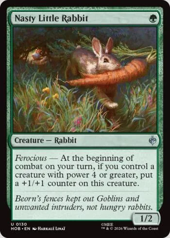 Nasty Little Rabbit 130/193 de O Hobbit (Magic)
