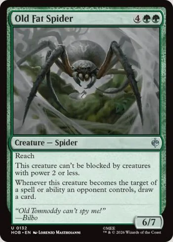 Old Fat Spider 132/193 de O Hobbit (Magic)