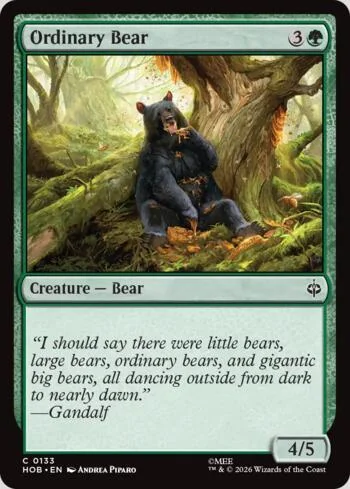 Ordinary Bear 133/193 de O Hobbit (Magic)