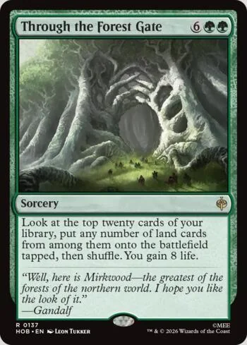 Through the Forest Gate 137/193 de O Hobbit (Magic)