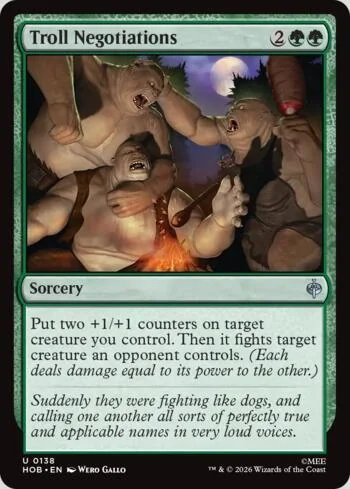Troll Negotiations 138/193 de O Hobbit (Magic)
