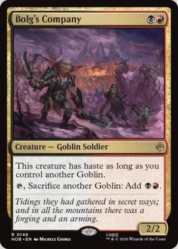 Bolg's Company 149/193 de O Hobbit (Magic)