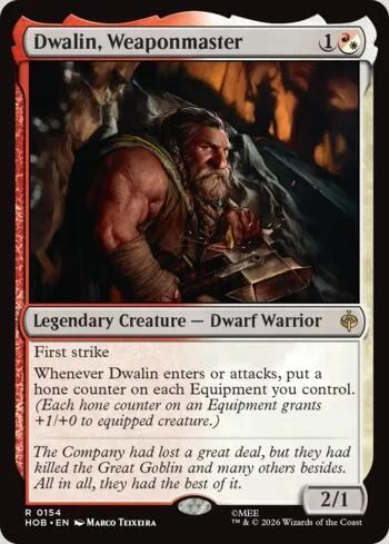 Dwalin, Weaponmaster 154/193 de O Hobbit (Magic)