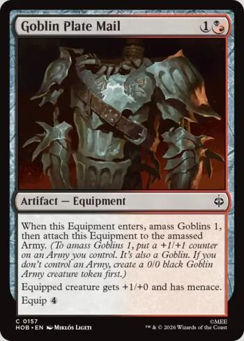Goblin Plate Mail 157/193 de O Hobbit (Magic)