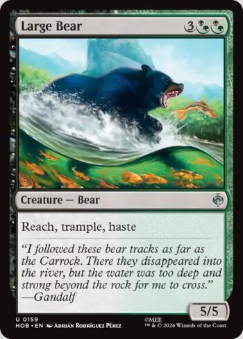 Large Bear 159/193 de O Hobbit (Magic)