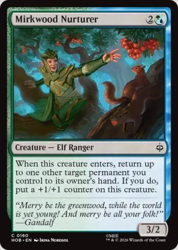 Mirkwood Nurturer 160/193 de O Hobbit (Magic)
