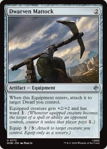 Dwarven Mattock 172/193 de O Hobbit (Magic)