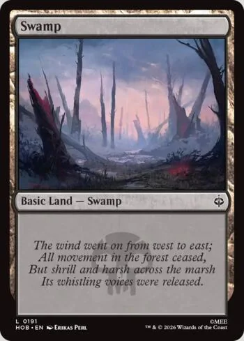 Swamp (#191) 191/193 de O Hobbit (Magic)