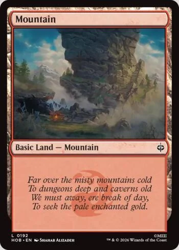 Mountain (#192) 192/193 de O Hobbit (Magic)