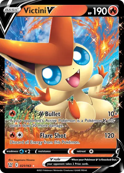 Victini-V - Estilos de Batalha - ilustração de Kagemaru Himeno
