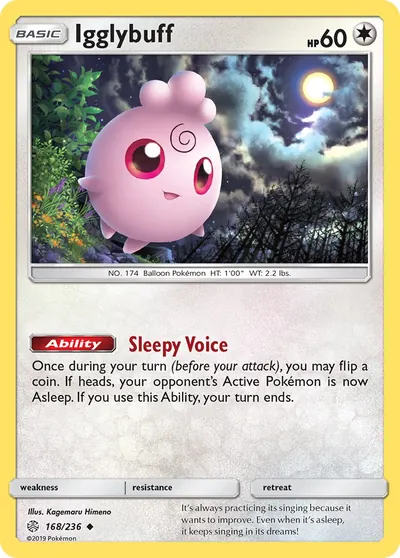 Igglybuff - Eclipse Cósmico - ilustração de Kagemaru Himeno