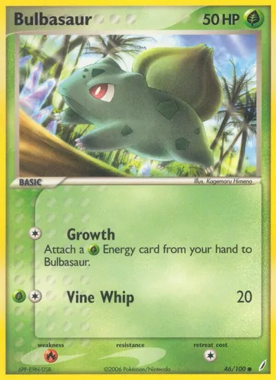 Bulbasaur - Crystal Guardians - ilustração de Kagemaru Himeno