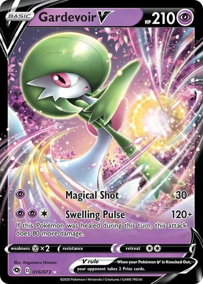 Gardevoir-V - Caminho do Campeão - ilustração de Kagemaru Himeno