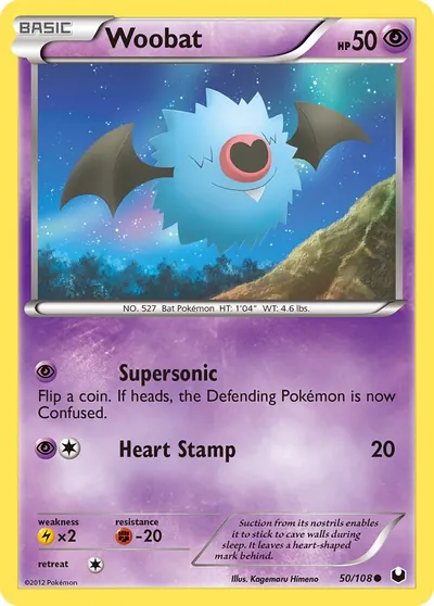 Woobat - Exploradores da Escuridão - ilustração de Kagemaru Himeno