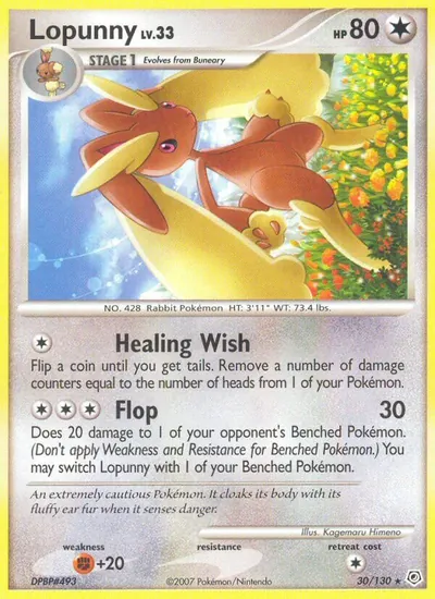 Lopunny - Diamante & Pérola - ilustração de Kagemaru Himeno