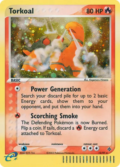 Torkoal - Dragon - ilustração de Kagemaru Himeno