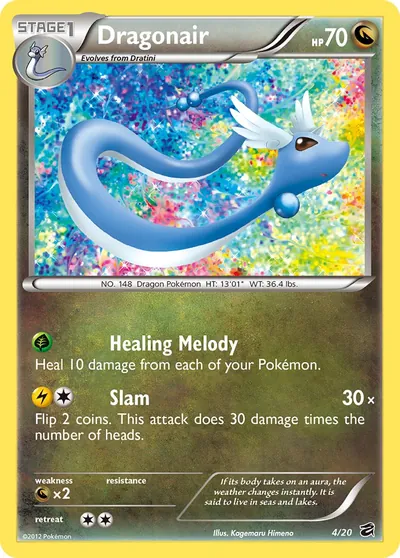 Dragonair - Cofre do Dragão - ilustração de Kagemaru Himeno