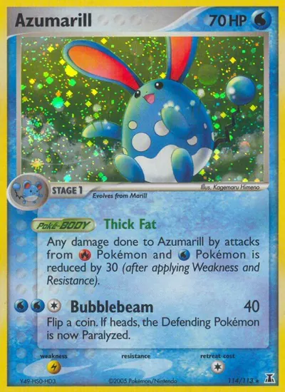 Azumarill - Delta Species - ilustração de Kagemaru Himeno