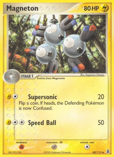 Magneton - Delta Species - ilustração de Kagemaru Himeno
