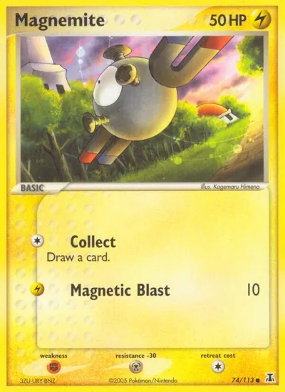 Magnemite - Delta Species - ilustração de Kagemaru Himeno