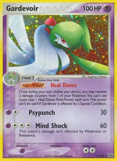 Gardevoir - Emerald - ilustração de Kagemaru Himeno