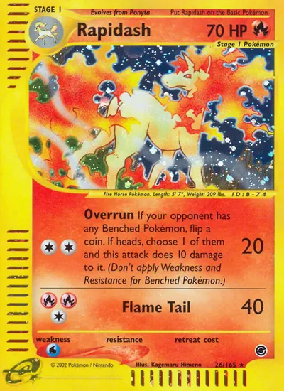 Rapidash - Expedition - ilustração de Kagemaru Himeno