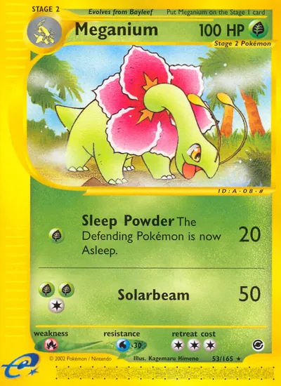 Meganium - Expedition - ilustração de Kagemaru Himeno