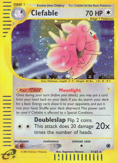 Clefable - Expedition - ilustração de Kagemaru Himeno