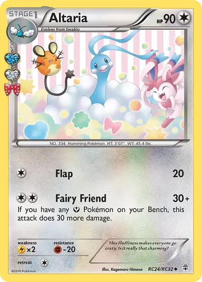 Altaria - Gerações - ilustração de Kagemaru Himeno