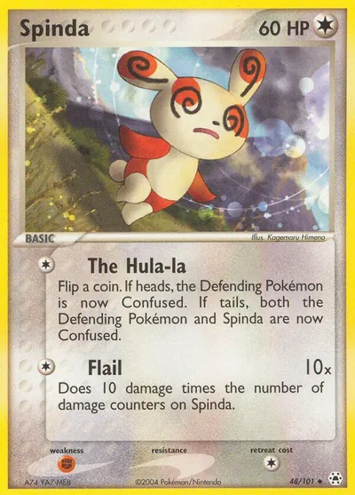 Spinda - Hidden Legends - ilustração de Kagemaru Himeno