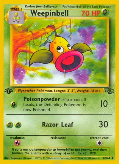 Weepinbell - Selva - ilustração de Kagemaru Himeno