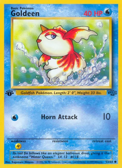 Goldeen - Selva - ilustração de Kagemaru Himeno