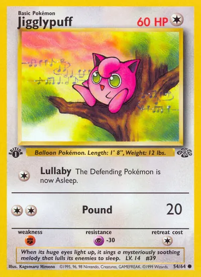Jigglypuff - Selva - ilustração de Kagemaru Himeno