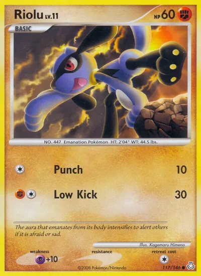 Riolu - Legends Awakened - ilustração de Kagemaru Himeno