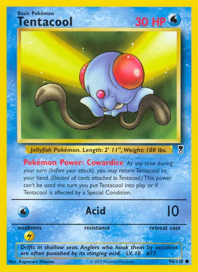 Tentacool - Legendary Collection - ilustração de Kagemaru Himeno