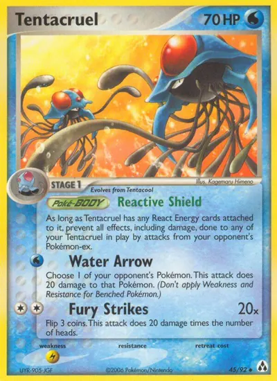 Tentacruel - Legend Maker - ilustração de Kagemaru Himeno