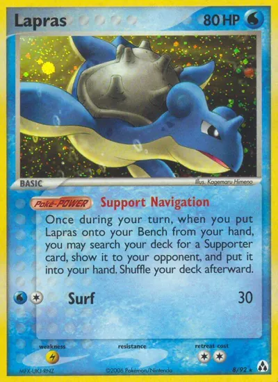 Lapras - Legend Maker - ilustração de Kagemaru Himeno