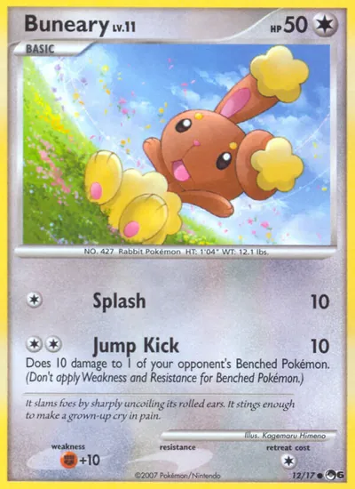 Buneary - POP Series 6 - ilustração de Kagemaru Himeno