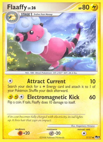 Flaaffy - POP Series 7 - ilustração de Kagemaru Himeno