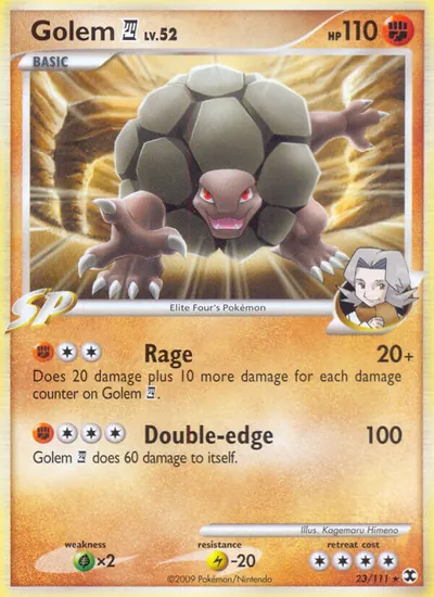 Golem 4 - Rising Rivals - ilustração de Kagemaru Himeno