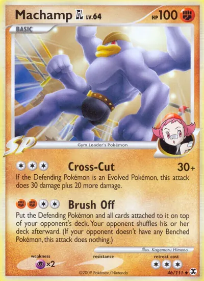 Machamp GL - Rising Rivals - ilustração de Kagemaru Himeno