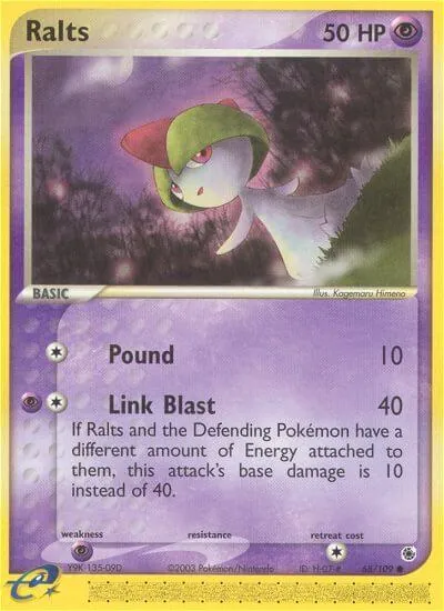 Ralts - Rubi & Safira - ilustração de Kagemaru Himeno