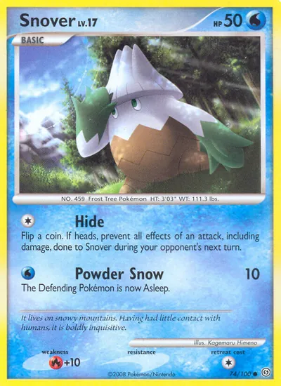 Snover - Stormfront - ilustração de Kagemaru Himeno